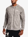 Herren Hoodie Under Armour  Rival Terry LC FZ-WHT