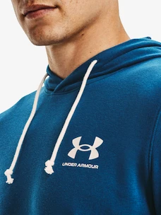 Herren Hoodie Under Armour  RIVAL TERRY LC HD-BLU