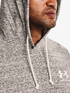 Herren Hoodie Under Armour  RIVAL TERRY LC HD-WHT