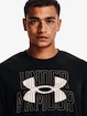 Herren Hoodie Under Armour  Rival Terry Logo Crew-BLK