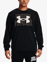 Herren Hoodie Under Armour  Rival Terry Logo Crew-BLK S