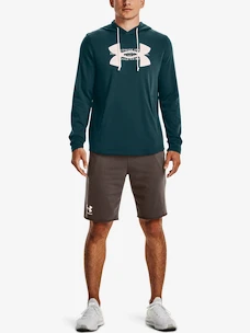 Herren Hoodie Under Armour  Rival Terry Logo Hoodie-GRN M