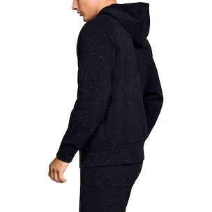 Herren Hoodie Under Armour  SPECKLED FLEECE FZ HOODIE-BLK