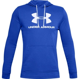 Herren Hoodie Under Armour SPORTSTYLE TERRY LOGO HOODIE blue