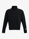 Herren Hoodie Under Armour  Summit Knit 1/2 Zip-BLK