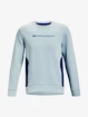 Herren Hoodie Under Armour  SUMMIT KNIT CREW-BLU