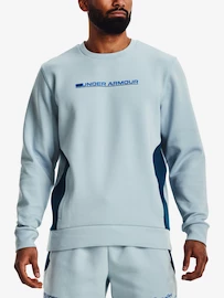 Herren Hoodie Under Armour SUMMIT KNIT CREW-BLU