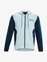 Herren Hoodie Under Armour  SUMMIT KNIT FZ HD-BLU