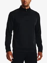 Herren Hoodie Under Armour  UA Armour Fleece 1/4 Zip-BLK