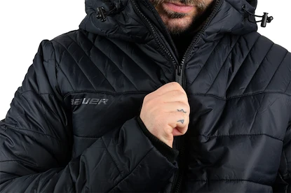 Herren Jacke Bauer Supreme Hooded Puffer Black