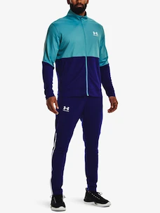 Herren Jacke Under Armour  PIQUE TRACK JACKET-BLU