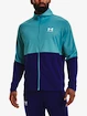 Herren Jacke Under Armour  PIQUE TRACK JACKET-BLU