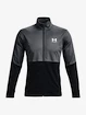 Herren Jacke Under Armour  PIQUE TRACK JACKET-GRY XS