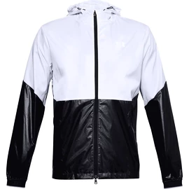 Herren Jacke Under Armour Recover Legacy Windbreakr white