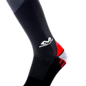 Herren Kompressionssocken  McDavid  Elite Active Compression Socks 8842 Black/Scarlet