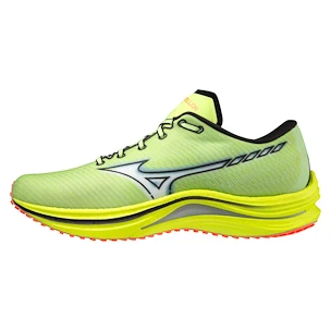 Herren Laufschuhe Mizuno  Wave Rebellion Neo Lime/White  UK 12