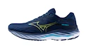 Herren Laufschuhe Mizuno  Wave Rider 27 Navy Peony/Sharp Green/Swim Cap