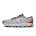 Herren Laufschuhe On  Cloud X 4 Silver/Flame