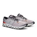 Herren Laufschuhe On  Cloud X 4 Silver/Flame