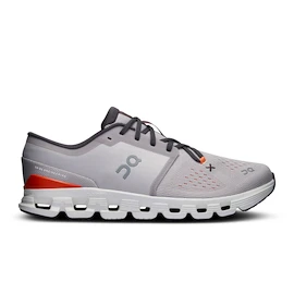 Herren Laufschuhe On Cloud X 4 Silver/Flame