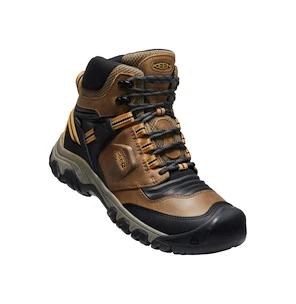 Herren-Outdoorschuhe Keen Ridge Flex Mid Wp Bison/Golden Brown  US 9,5