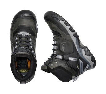 Herren-Outdoorschuhe Keen Ridge Flex Mid Wp Magnet/Black