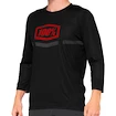 Herren Radtrikot 100%  Airmatic 3/4 Sleeve Jersey Black/Red M