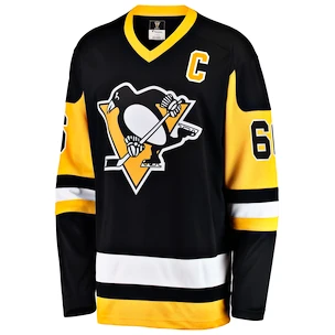 Herren Radtrikot  Fanatics Breakaway Jersey NHL Vintage Pittsburgh Penguins Mario Lemieux 66