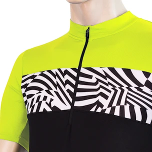 Herren Radtrikot Sensor  Cyklo Miles Black/Neon Yellow