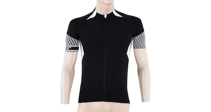 Herren Radtrikot Sensor  Cyklo Race Black/White