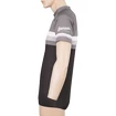 Herren Radtrikot Sensor  Cyklo Summer Stripe Black/Grey