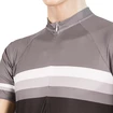 Herren Radtrikot Sensor  Cyklo Summer Stripe Black/Grey