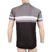 Herren Radtrikot Sensor  Cyklo Summer Stripe Black/Grey