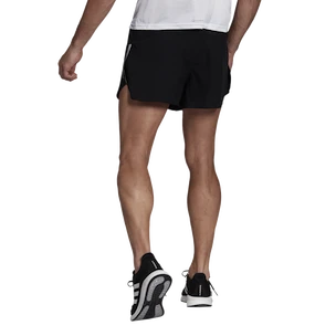 Herren Shorts adidas  Run Fast Reflective Split Shorts Black S