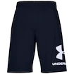 Herren Shorts Under Armour  COTTON BIG LOGO SHORTS blue