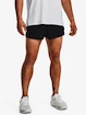 Herren Shorts Under Armour  LAUNCH SPLIT PERF SHORT-BLK