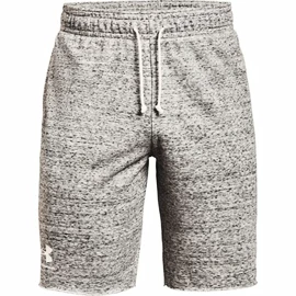 Herren Shorts Under Armour RIVAL TERRY SHORT white