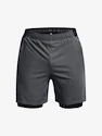 Herren Shorts Under Armour  Vanish Woven 2in1 Sts-GRY