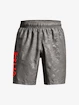 Herren Shorts Under Armour  Woven Emboss Shorts-GRY