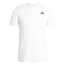 Herren T-Shirt adidas Club Graphic Tee White/Grey