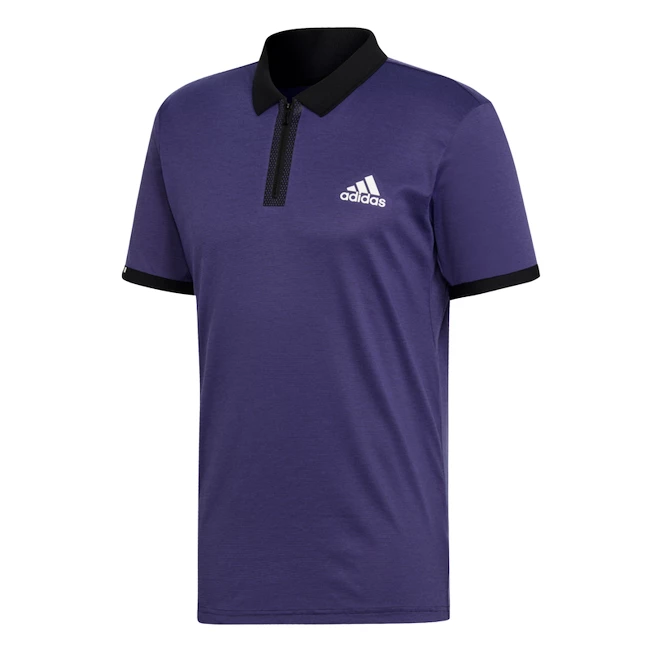 Adidas purple polo shirt best sale