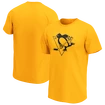 Herren T-Shirt adidas  Mono Style NHL Pittsburgh Penguins Gold Marl