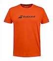 Herren T-Shirt Babolat  Exercise Babolat Tee Men Fiesta Red L