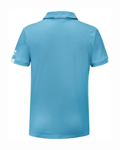 Herren T-Shirt Babolat  Play Polo Men Cyan Blue M