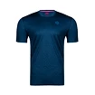 Herren T-Shirt BIDI BADU  Falou Tech Tee Dark Blue, Petrol