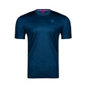 Herren T-Shirt BIDI BADU  Falou Tech Tee Dark Blue, Petrol