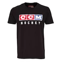 Herren T-Shirt CCM Vintage Fall SS Tee Black