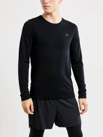 Herren T-Shirt Craft Fuseknit Light LS black