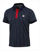 Herren T-Shirt Fila  Polo Stripes Navy/White L