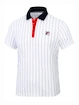 Herren T-Shirt Fila  Polo Stripes White/Stripes M